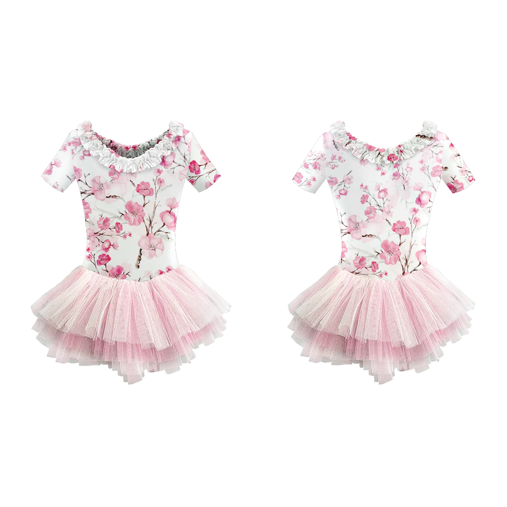 Sylvie Pink Tutu Dress for Girls - Elegant Ballet Skirt for Dance Recitals, Birthday Parties & Photo Shoots