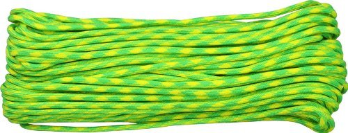 Premium Marbles Parachute Cord - High-Strength Lemon-Lime Color for Outdoor Survival, Camping & DIY Crafts