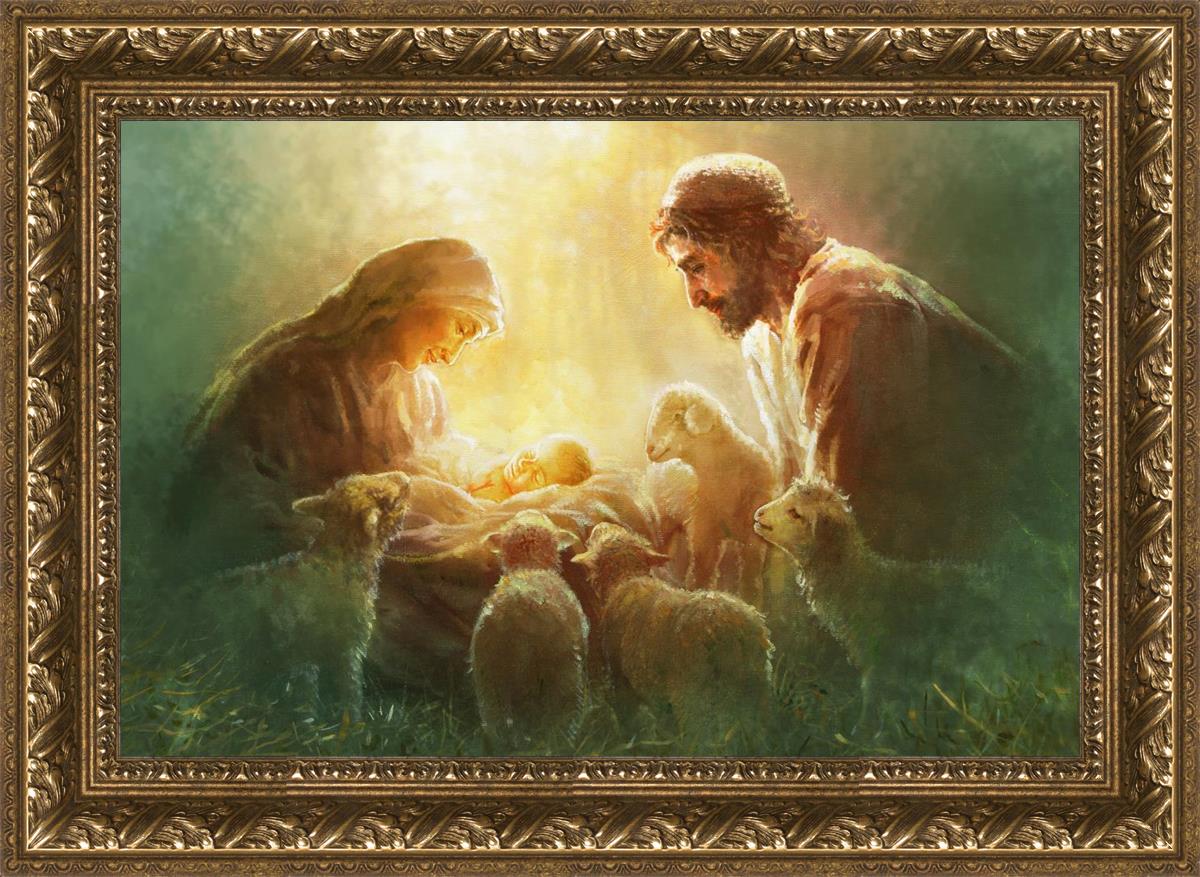 Immanuel By Yongsung Kim - Christian Wall Art & Home Decor for Living Room, Bedroom, Office - Inspirational Scripture Painting for Faith-Based Interiors