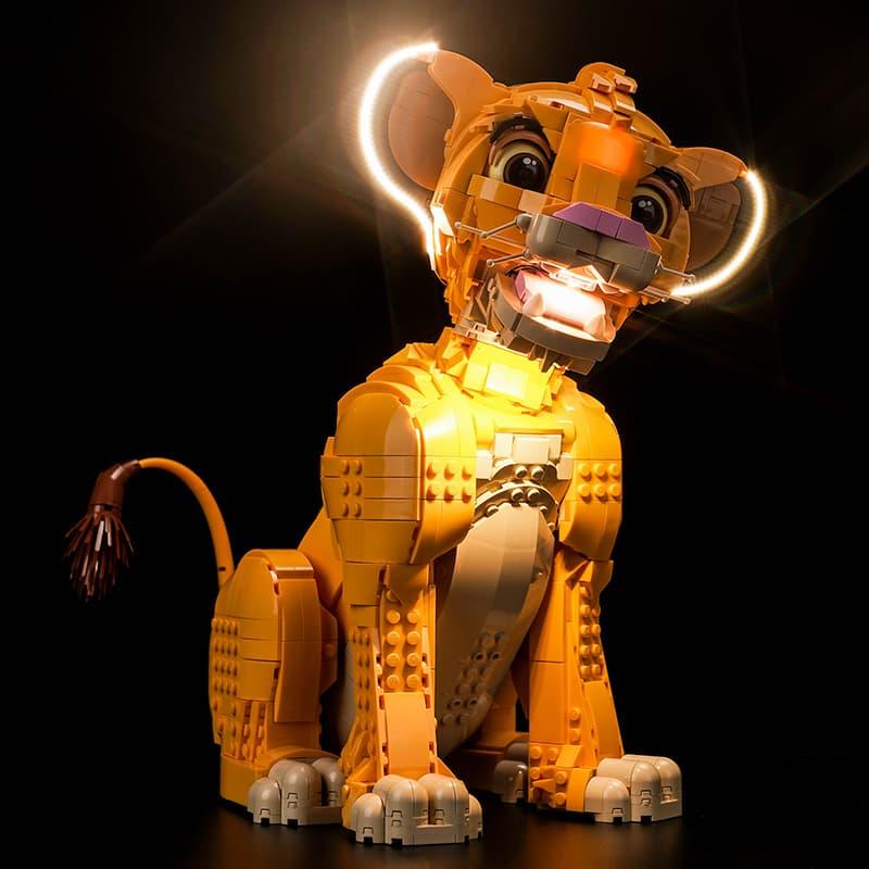 LEGO Disney Young Simba the Lion King 43247 Light Kit - LED Building Blocks Lighting Set for LEGO Models - Perfect for Night Display & Home Decoration