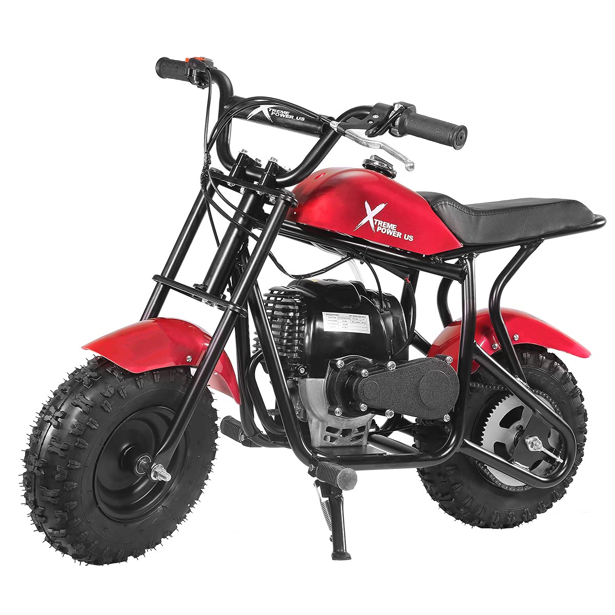 XtremepowerUS Pro-Edition 40CC 4-Stroke Mini Dirt Bike for Kids - Off Road Motorcycle & Pit Bike with 4-Stroke Engine, Red - Perfect for Backyard Racing, Trail Riding & Off-Road Adventures