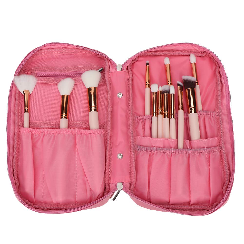 Premium Durable Makeup Organizer - Travel Cosmetic Bag with Multiple Pockets for Brushes, Lipstick & Beauty Essentials | Perfect for Home, Travel & On-the-Go Makeup Storage