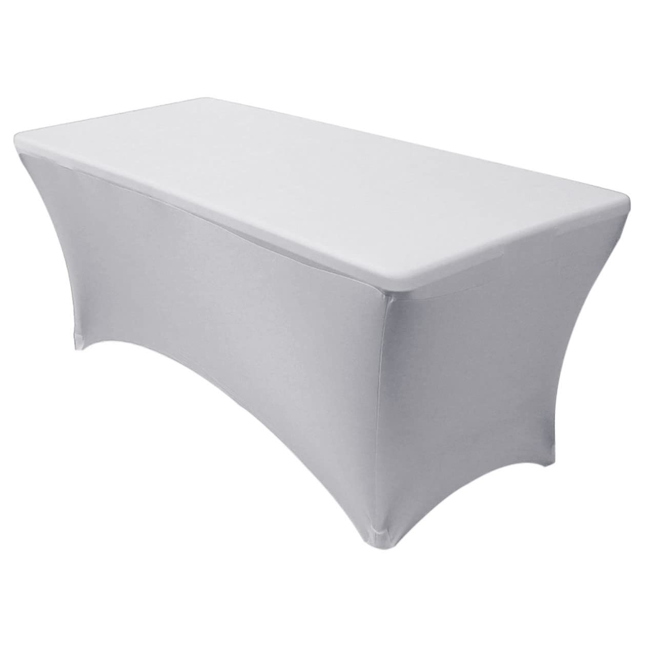 Stretch Spandex Table Cover 4Ft - 15 Pack for Wedding Decor