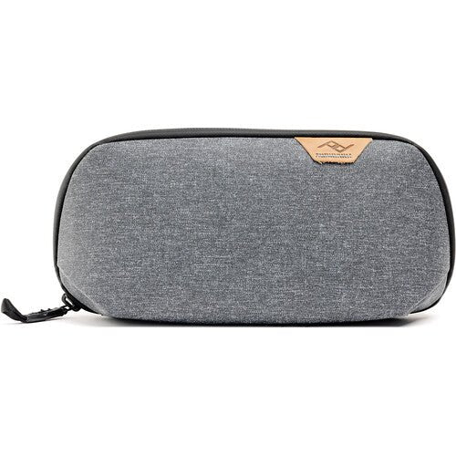 Peak Design Tech Pouch Small Charcoal - Compact Travel Organizer for Cables, Chargers & Accessories - Perfect for Business Trips, Camping & Daily Commute