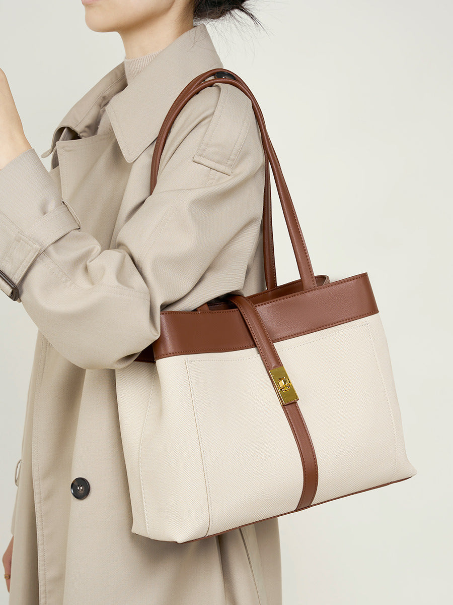 Stylish and Durable Work Tote Bag for Women - Professional Office Commuter Laptop Bag with Multiple Pockets - Perfect for Business, Travel, and Everyday Use