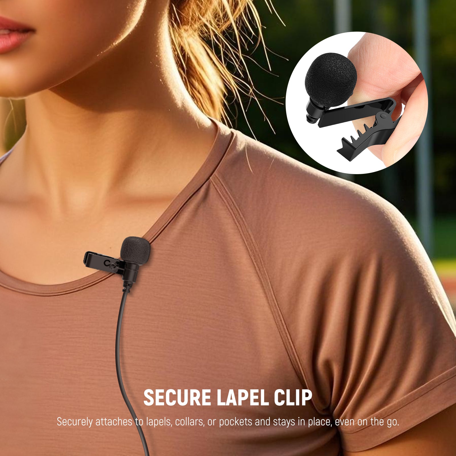 NEEWER LM5 2-Pack 6.6ft/2m 3.5mm TRS Mini Clip-On Wired Lavalier Microphone for Podcasting, Interviews, YouTube Videos & Live Streaming - Professional Omni-Directional Mic for Smartphones, Cameras & Recorders