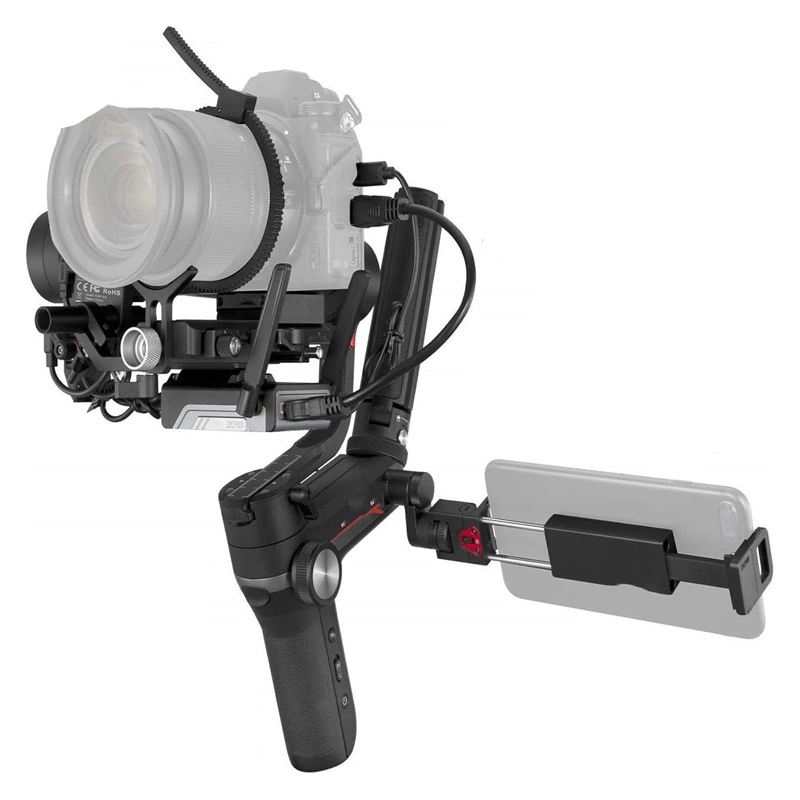 Professional DSLR & Smartphone Camera Stabilizer - 3-Axis Handheld Gimbal for Smooth Video Recording - Perfect for Vlogging, Travel, and Outdoor Shooting