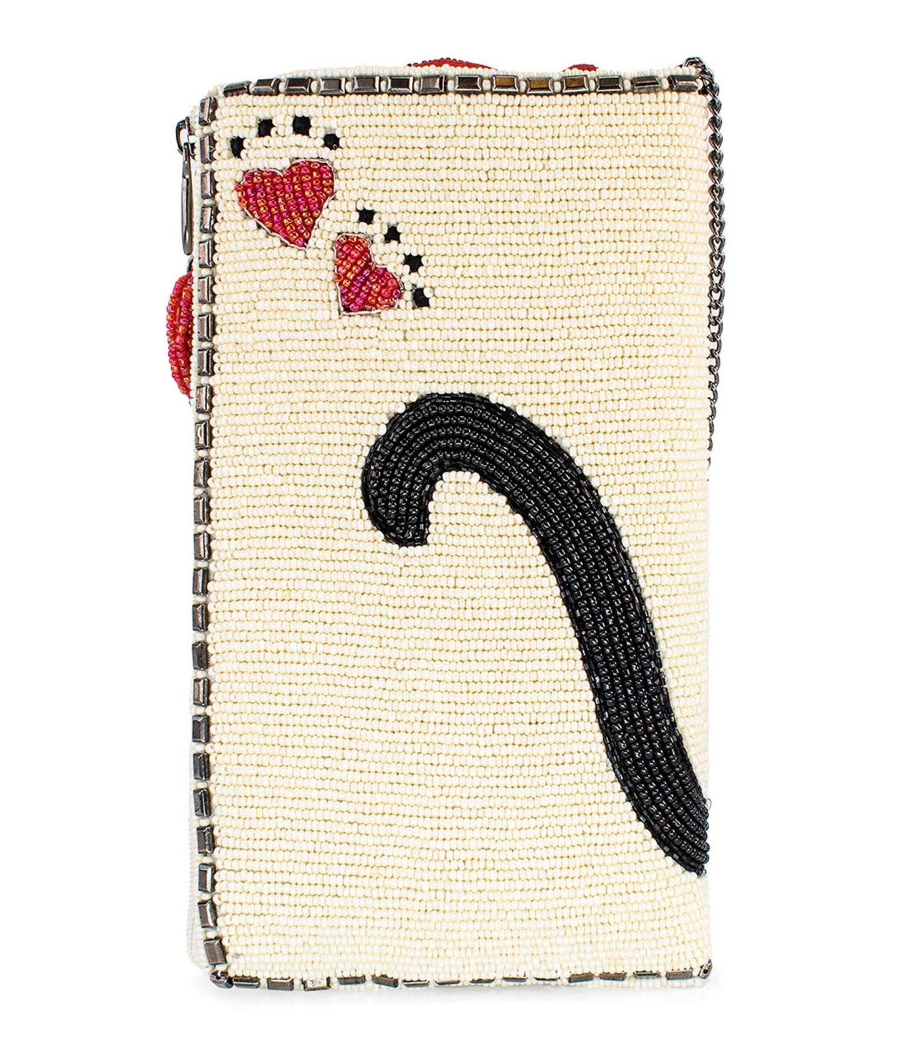 Mary Frances Purr Suit Crossbody Phone Bag - Stylish Cat-Themed Shoulder Purse for Women, Perfect for Parties, Shopping & Daily Use