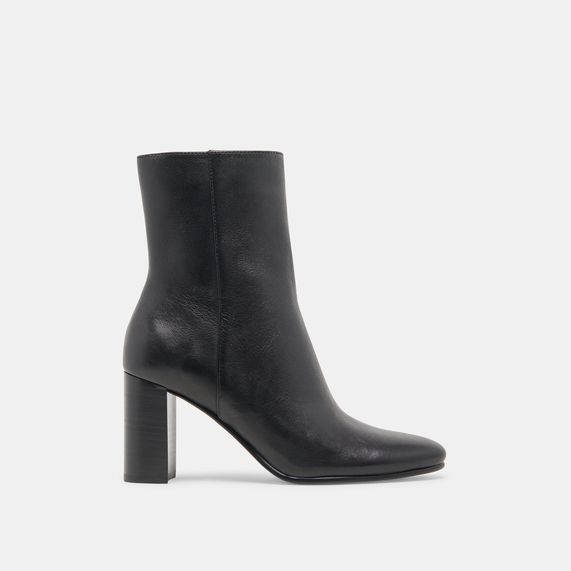 Suzy Black Leather Booties for Women - Stylish & Comfortable Ankle Boots for Casual Outfits, Office Wear & Night Out