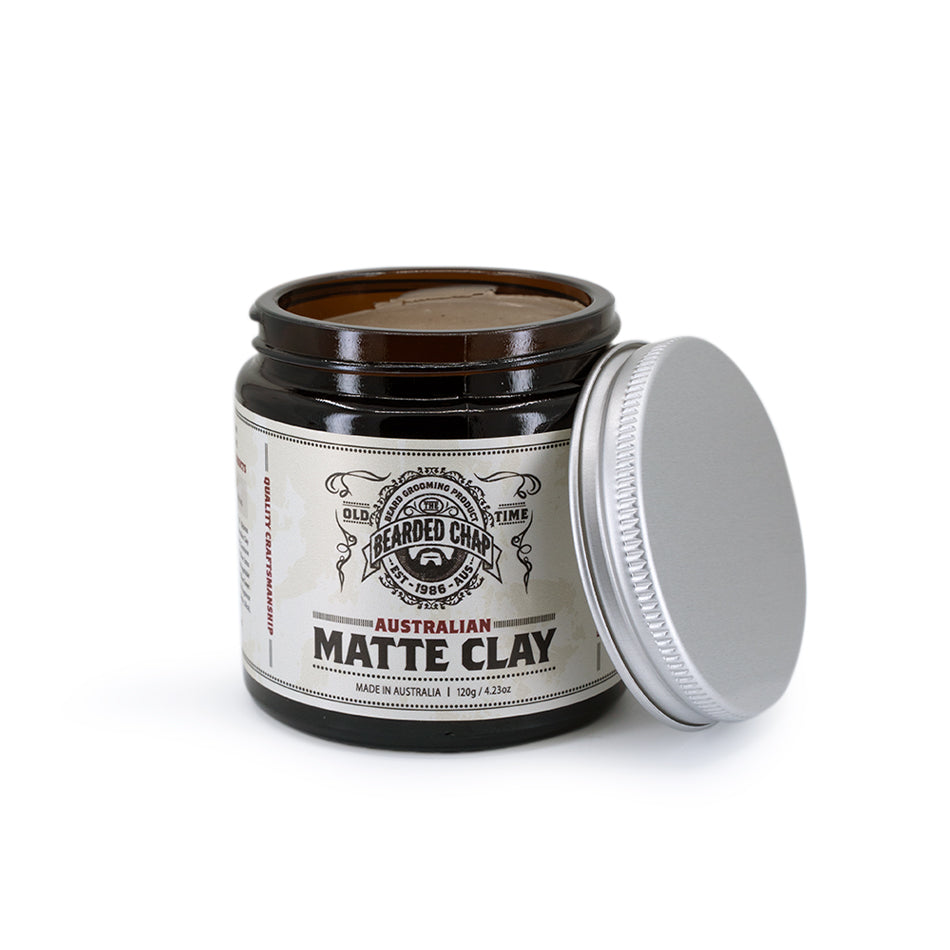 Premium Australian Matte Clay Hair Styling Wax - Strong Hold, Natural Finish for Men - Perfect for Textured, Messy, and Sleek Hairstyles at Home or Salon