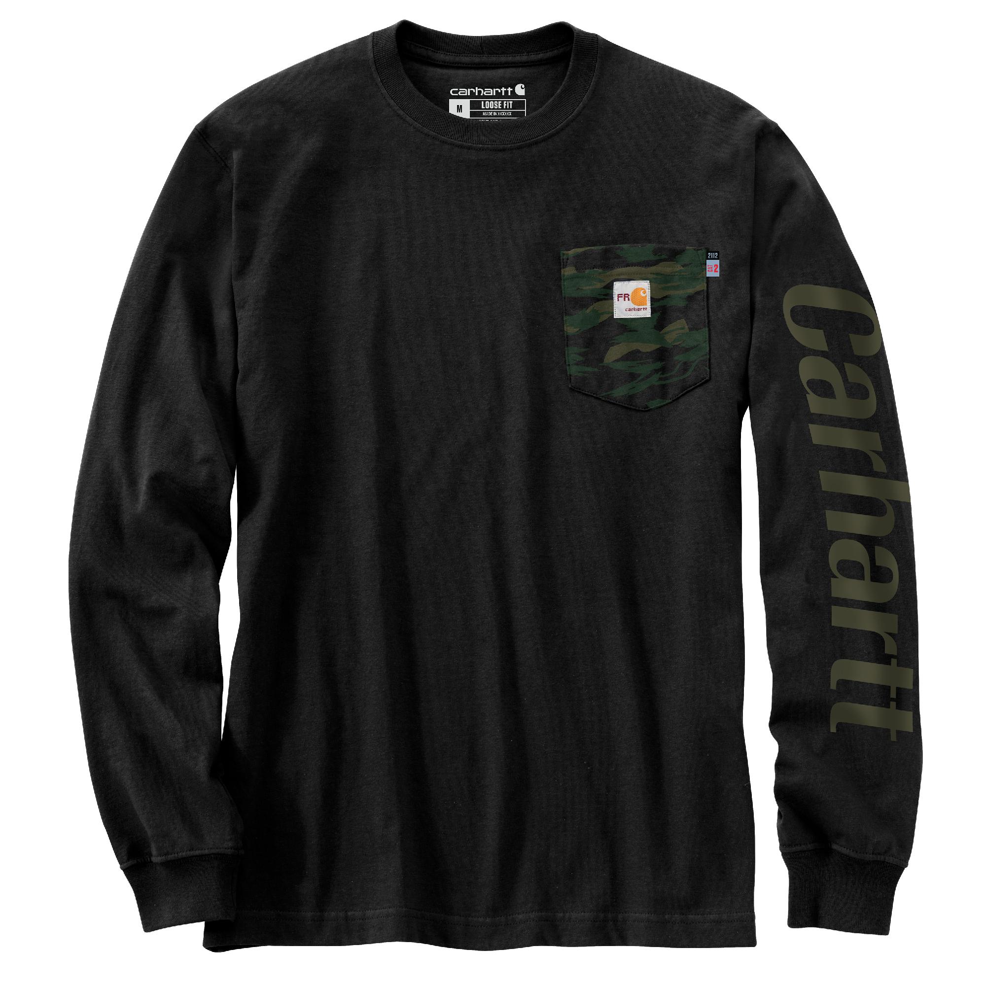 Carhartt Men's Flame Resistant Force® Loose Fit Lightweight Camouflage Graphic T-Shirt - Workwear & Outdoor Activities