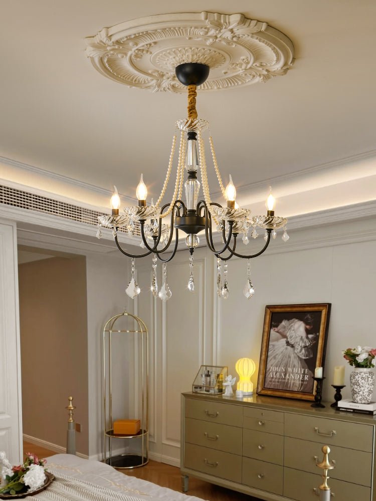 Luxury Empress Crystal Chandelier - Elegant Ceiling Light Fixture for Dining Room, Living Room & Bedroom Decor | Modern Home Lighting Solution