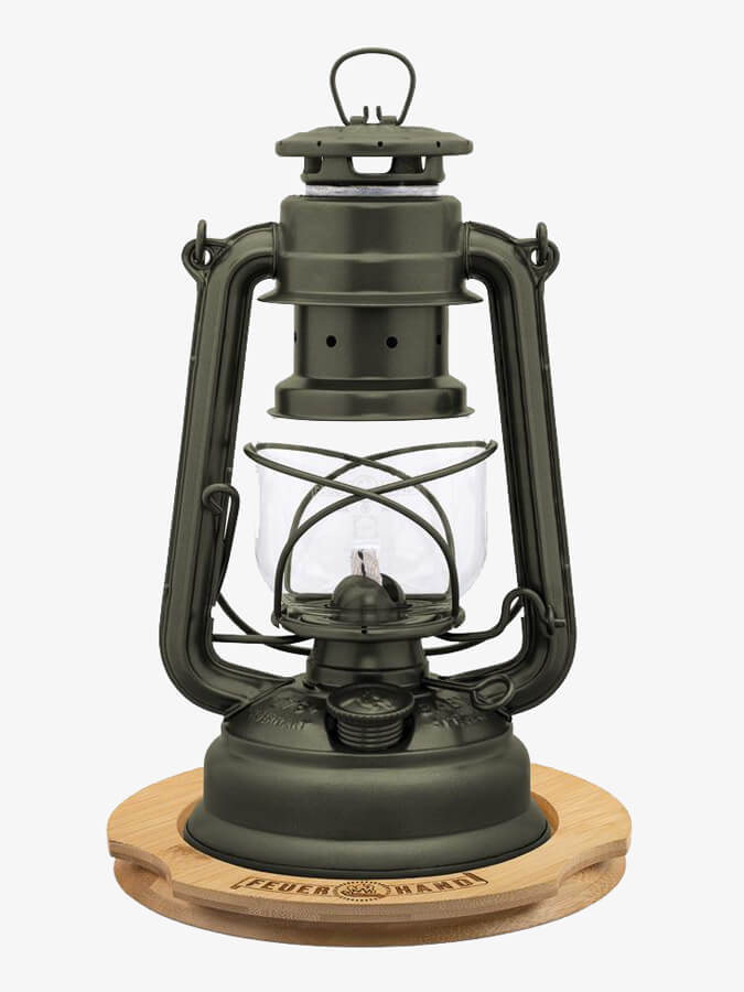Feuerhand Lantern Coaster - Durable and Stylish Base for Oil Lamps - Perfect for Camping, Patio Decor, and Outdoor Adventures