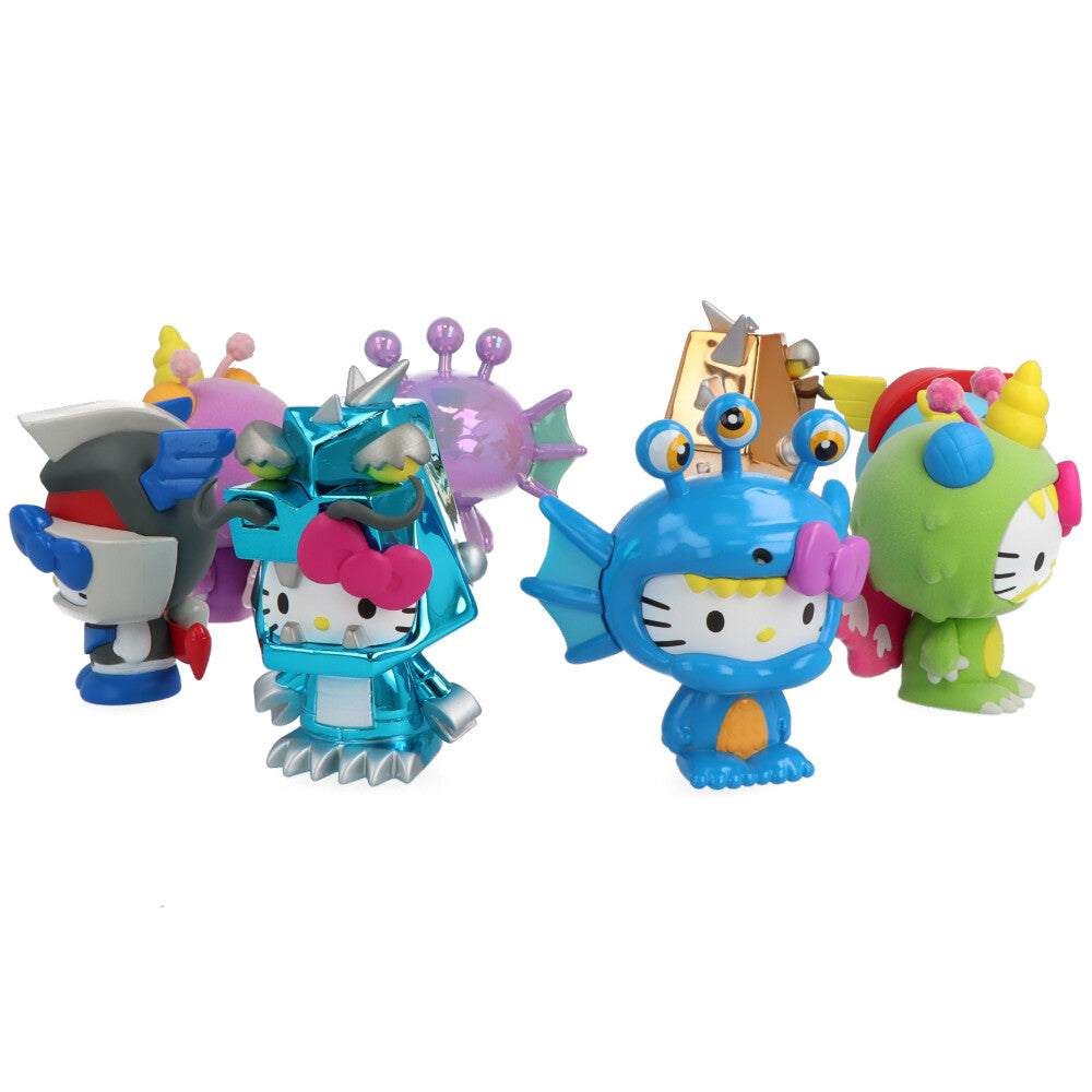 Hello Kitty Kaiju Mini Series Collectible Figures - Cute Kawaii Monster Toys for Kids & Anime Fans - Perfect for Display, Gifts & Pop Culture Collections