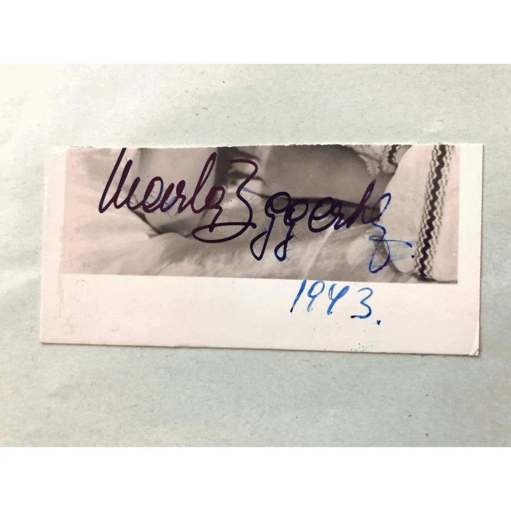 Marta Eggerth Hand Signed Album Page with JSA COA - Authentic Opera Singer Autograph for Collectors, Fans & Music Memorabilia Enthusiasts - Perfect for Framing, Display & Gifts