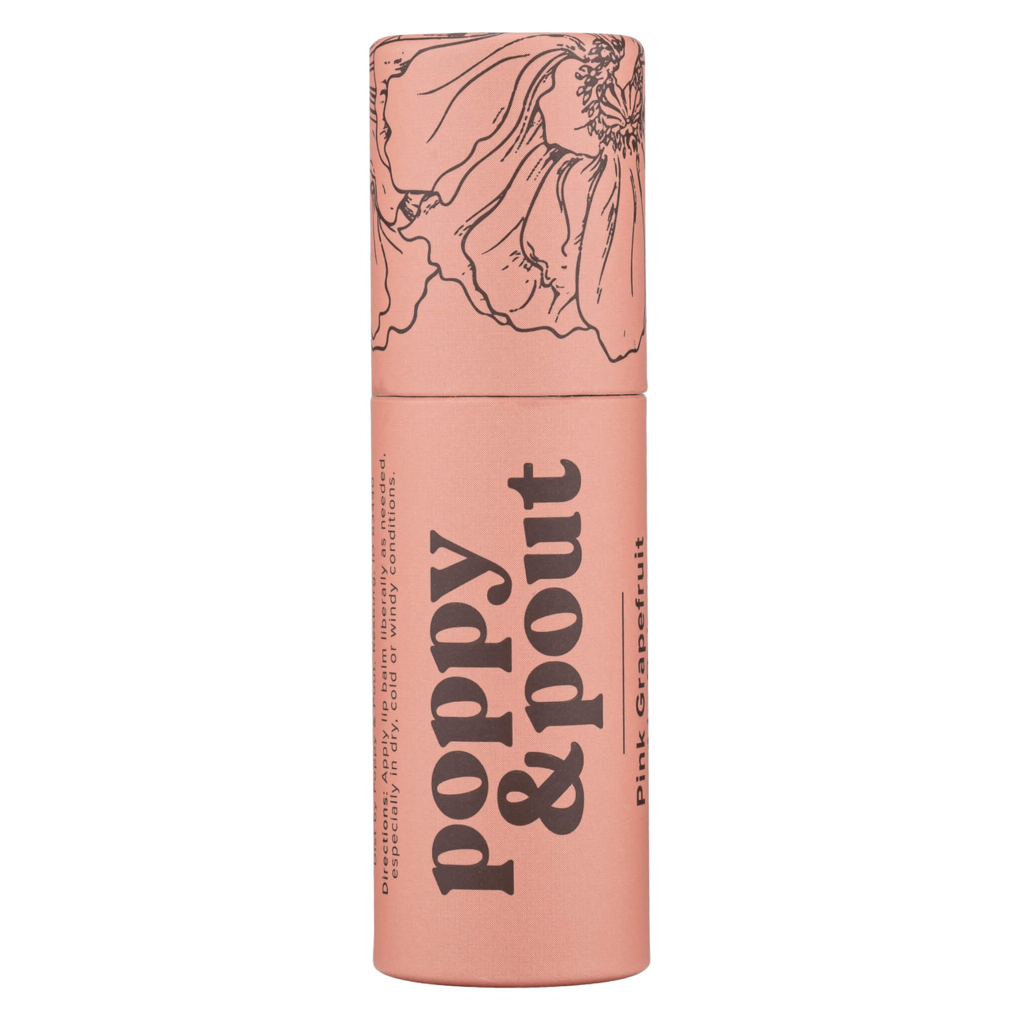 Pink Grapefruit Lip Balm - Moisturizing & Nourishing Lip Care for Dry, Chapped Lips - Perfect for Winter, Travel & Daily Use