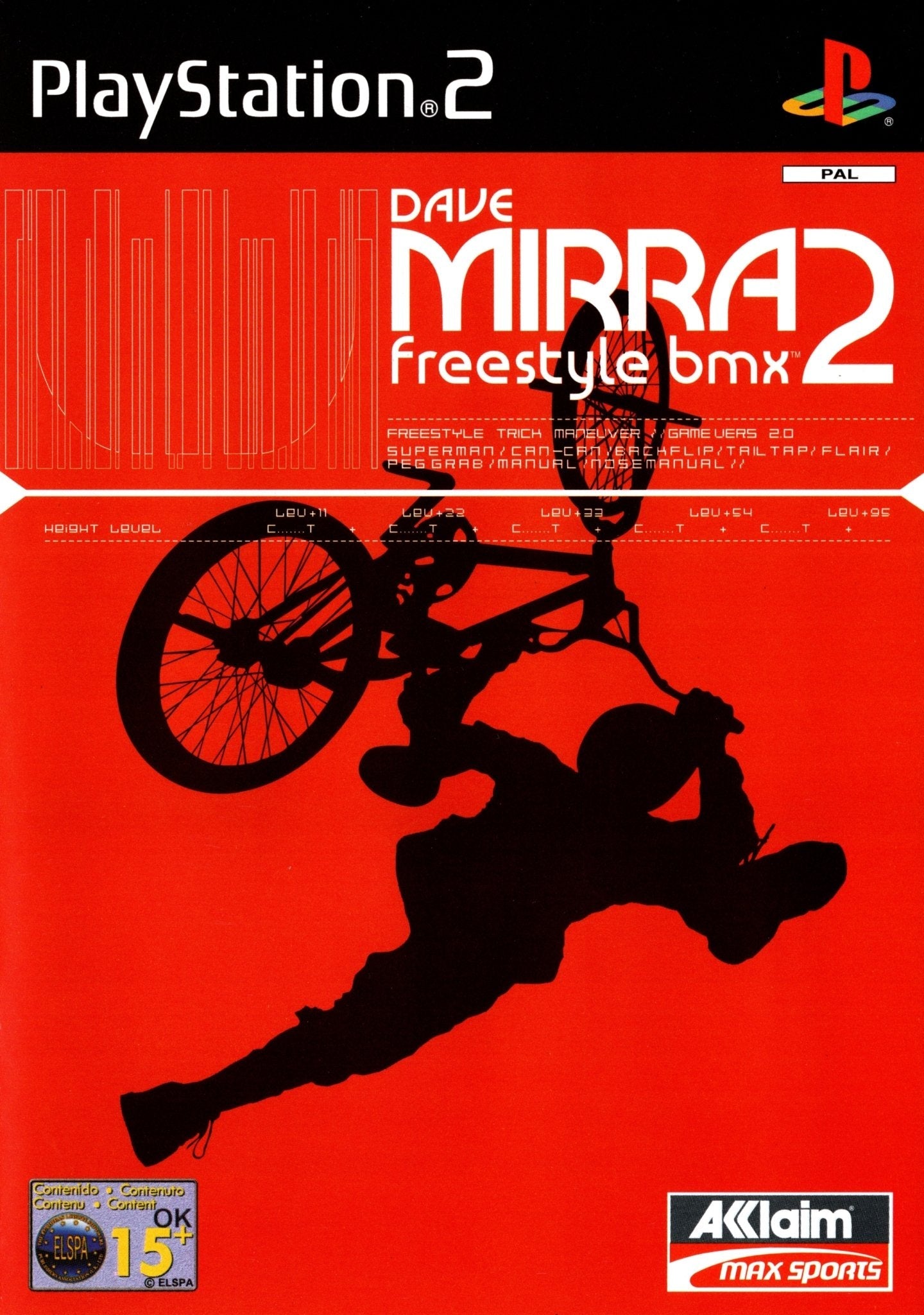 Dave Mirra Freestyle BMX 2 - PS2 Game (PlayStation 2, PAL Version) | Extreme Sports Action for BMX Lovers & Retro Gaming Enthusiasts