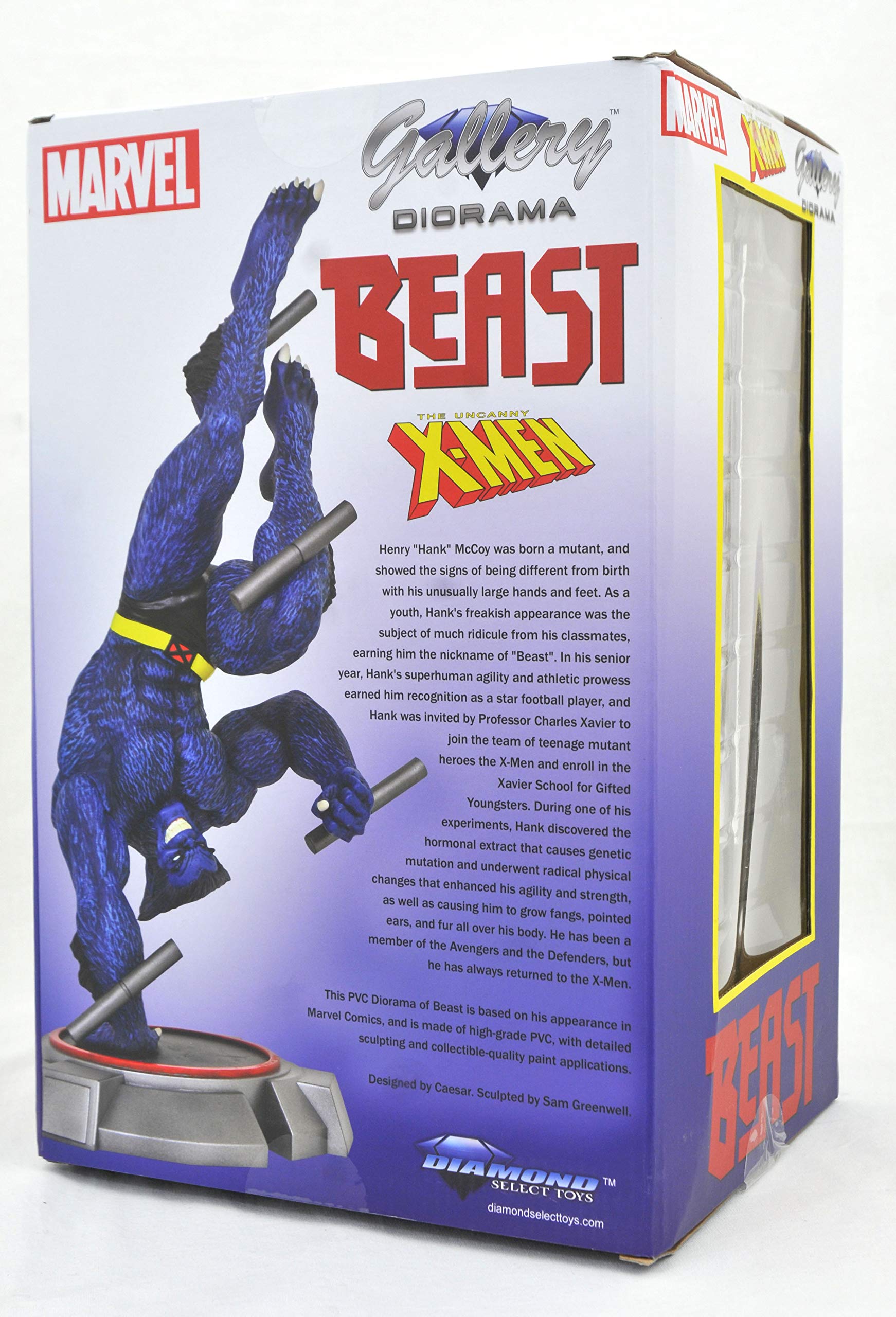 Marvel Beast PVC Action Figure - Diamond Select Toys Collectible Statue for Display & Gifts | Superhero Decor for Home, Office & Comic Fans