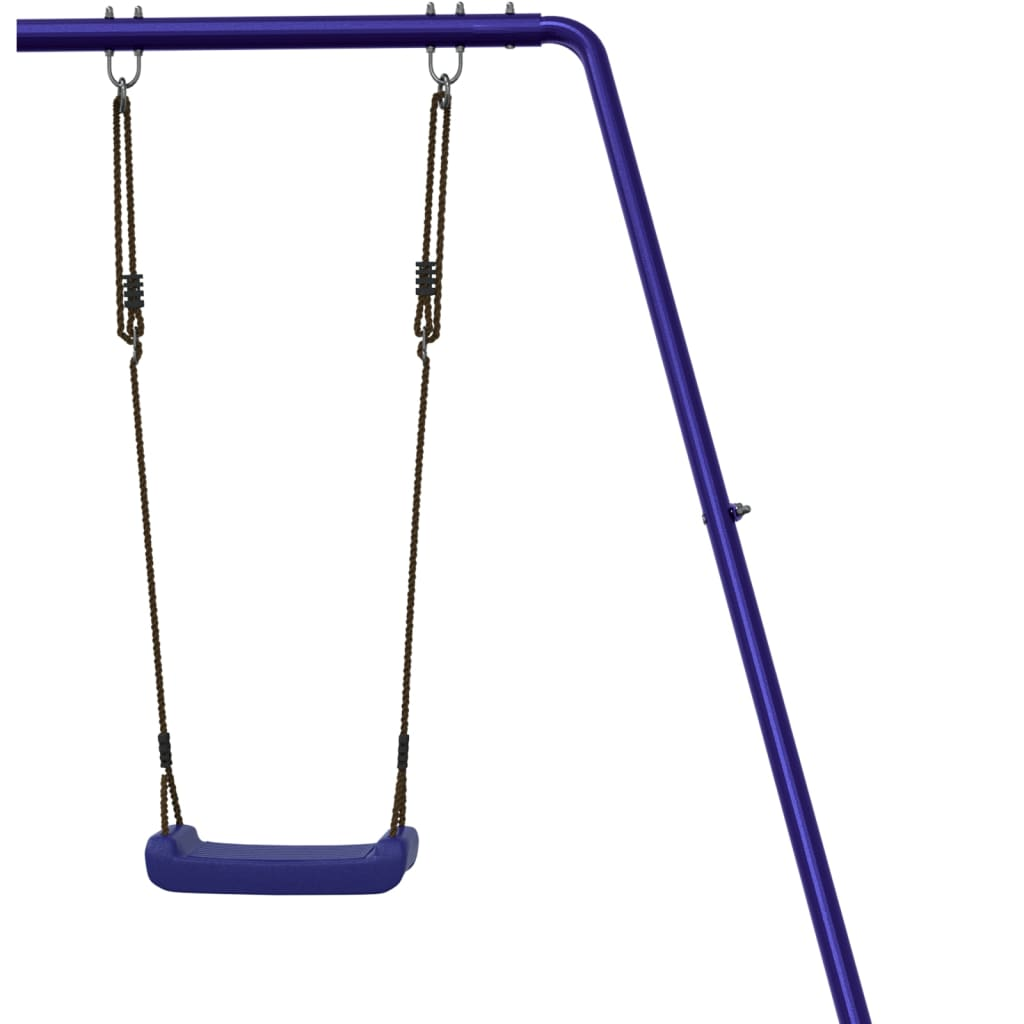 vidaXL Outdoor Playset for Kids - Solid Pine Wood Swing Set with Slide & Climbing Wall - Perfect for Backyard, Garden & Playground Fun