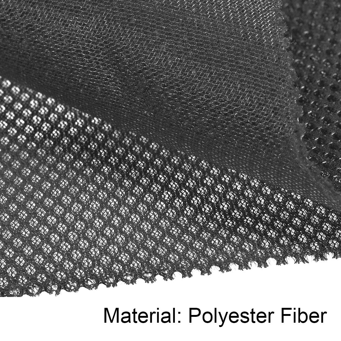 uxcell Dark Gray Speaker Mesh Grill Fabric - 1x1.45M (40x57 inches) - Dustproof Stereo Speaker Cover for Home Theater, Studio & DIY Audio Projects