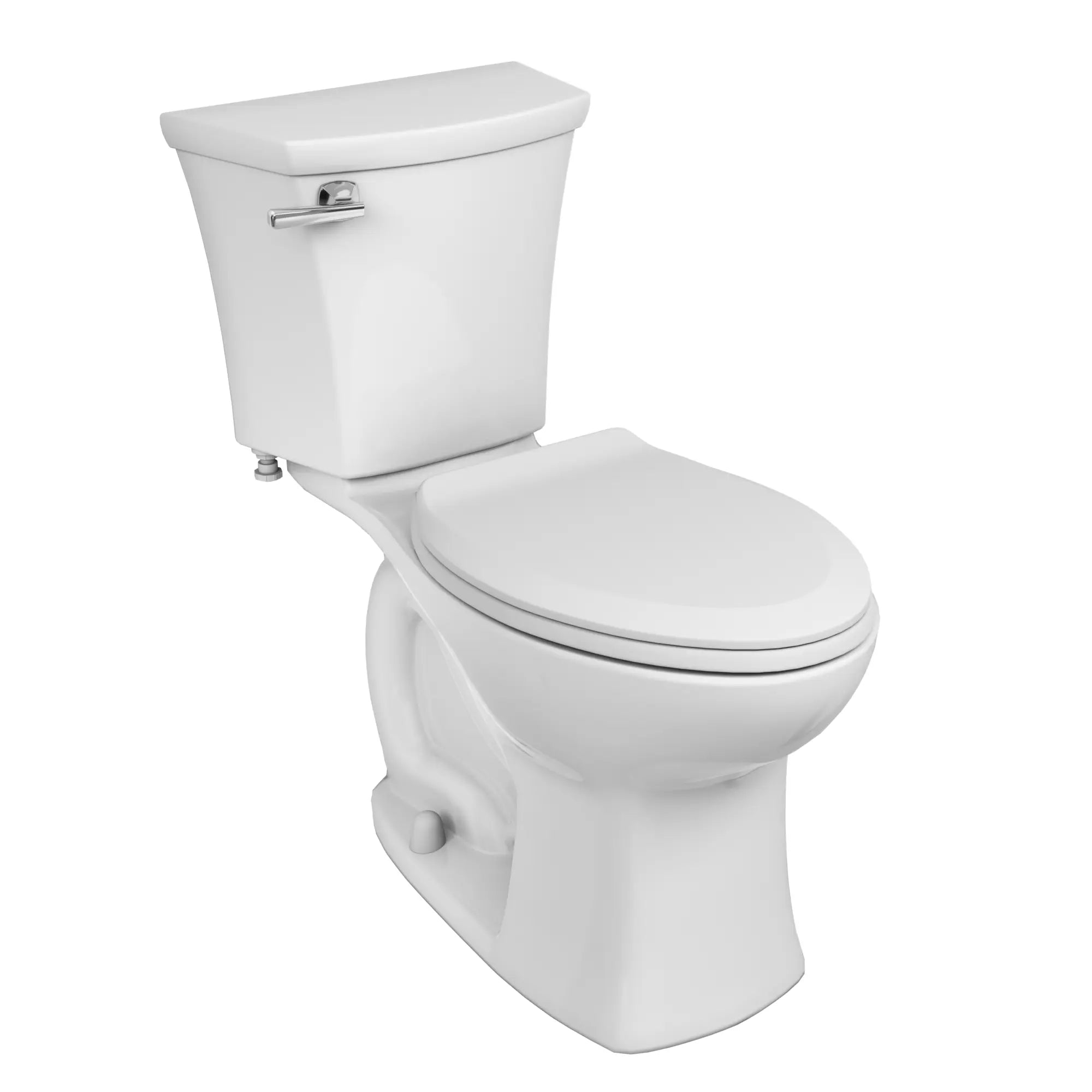 Edgemere® Two Piece 1.28 GPF/4.8 LPF Elongated Toilet with Seat & Wax Ring - Comfort Height, Water Efficient for Modern Bathrooms