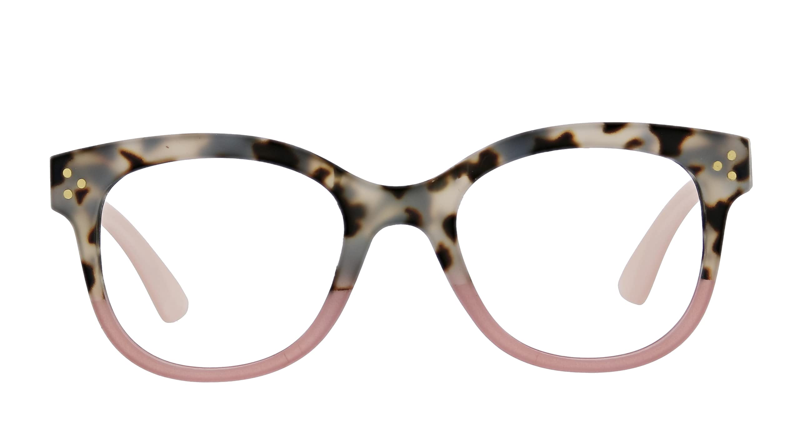 Peepers by PeeperSpecs Women's Blue Light Blocking Reading Glasses - Square Frame Computer & Reading Eyewear for Work, Screen Time & Relaxation