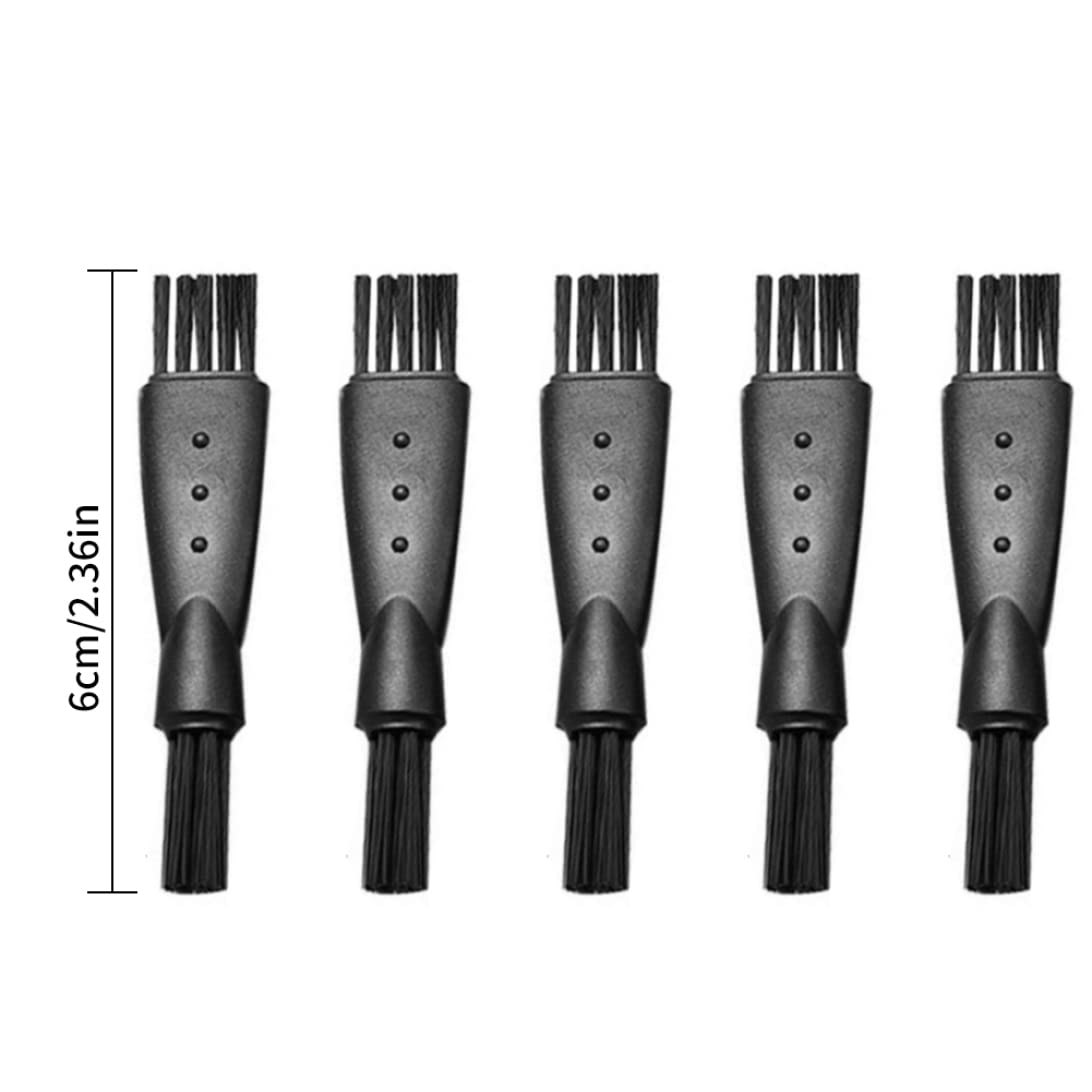 Electric Shaver Cleaning Brush - Double Sided Beard Trimmer Brush Kit (5PCS) for Philips Norelco & Braun Shavers - Perfect for Travel & Home Grooming