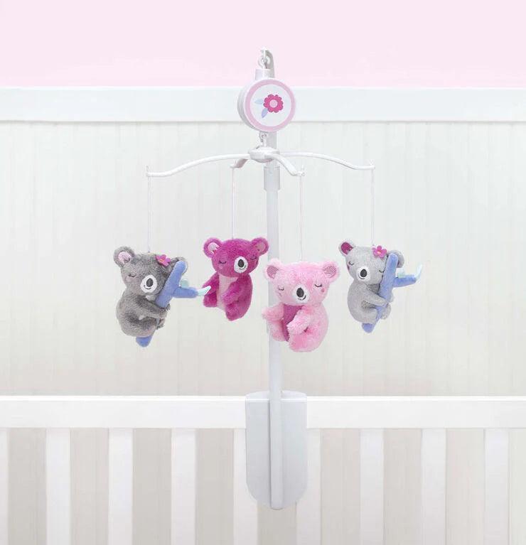 Cuddletime Koala Hugs 5-Piece Bedding Set - Soft & Cozy Koala Print Comforter, Sheet & Pillowcase Set for Kids & Adults - Perfect for Bedroom, Nursery, Dorm & Gift Giving