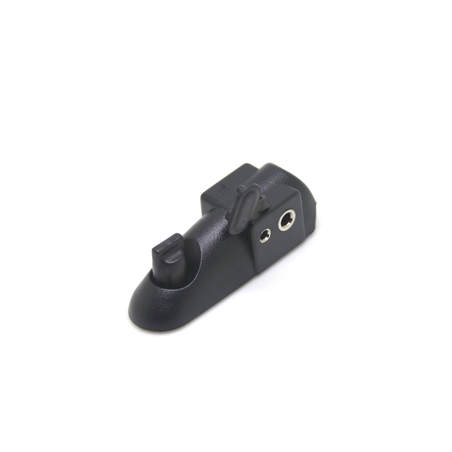 2 Pin Audio Adapter for Motorola GP328 PRO5150 HT1250 PTX760 GP340 GP360 HT750 - PTT Speaker Mic to Earpiece Headset Connector - Ideal for Two-Way Radios, Security, and Construction Communication