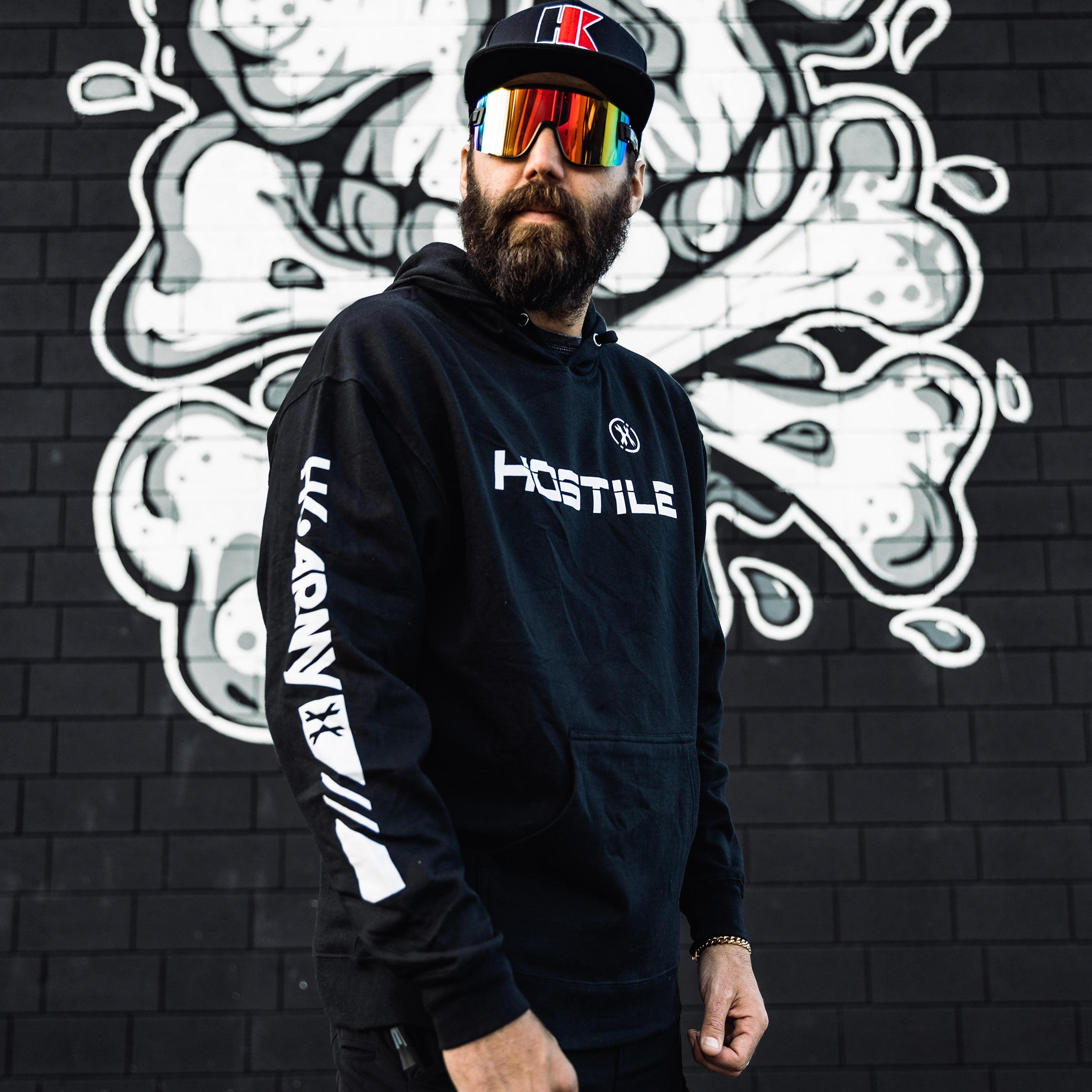 Hostile Hoodie - Black | Trendy Men's & Women's Streetwear | Perfect for Casual Outfits, Gym Wear & Urban Fashion