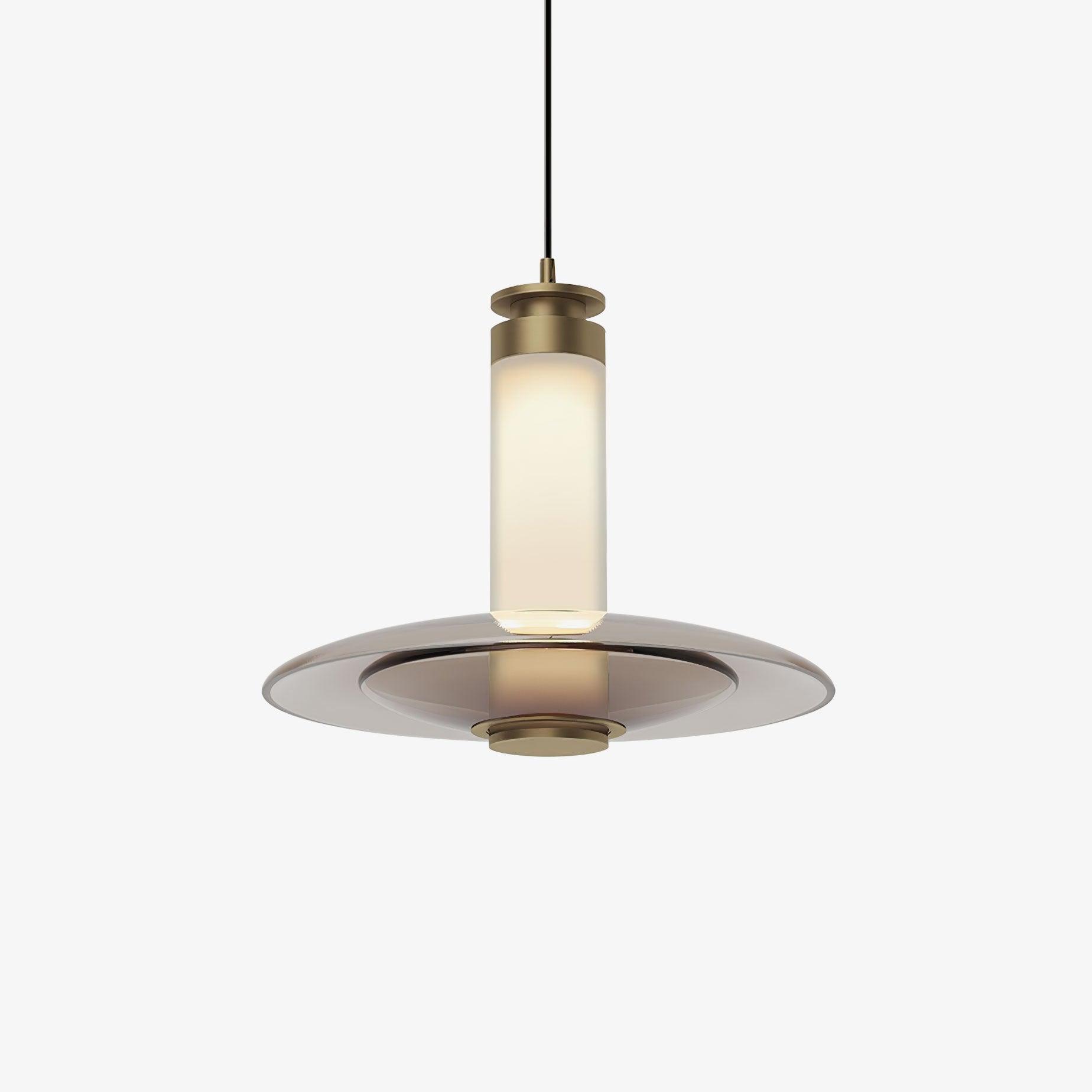 Modern Float Glass Pendant Light - Elegant Hanging Ceiling Lamp for Kitchen Island, Dining Room & Bedroom Decor - Dimmable LED Lighting Fixture