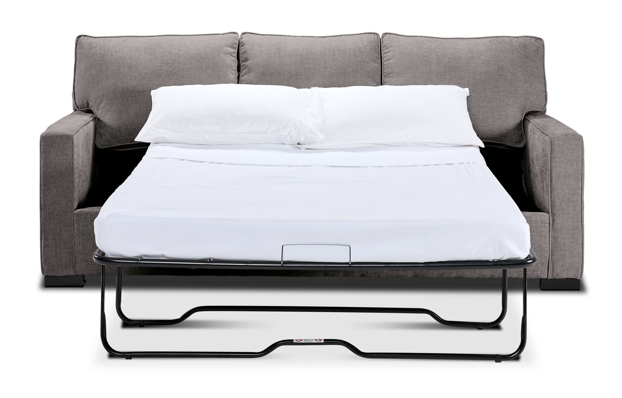 Charlotte Full Sofa Bed in Smoke Gray – Convertible Sleeper Sofa for Small Spaces, Guest Room & Apartment Living