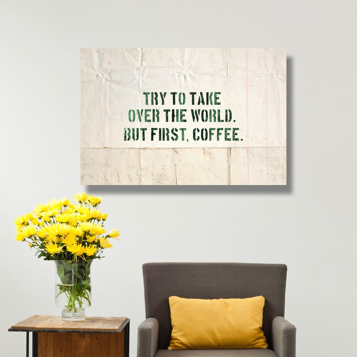 Oliver Gal 'Coffee' Canvas Wall Art - 45