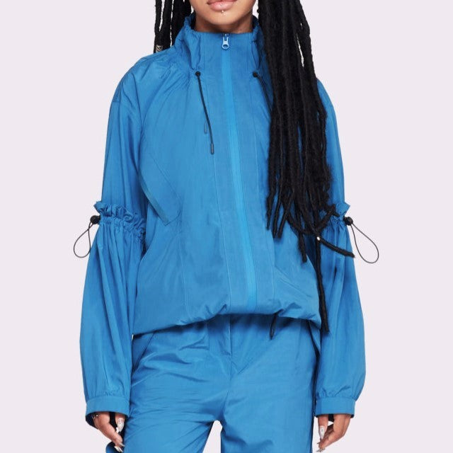 3.1 Phillip Lim The Win Breaker Nylon Jacket - Lightweight Waterproof Windbreaker for Women | Perfect for Travel, Hiking & Outdoor Adventures