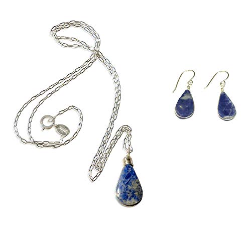 Blue Teardrop Sodalite Stones