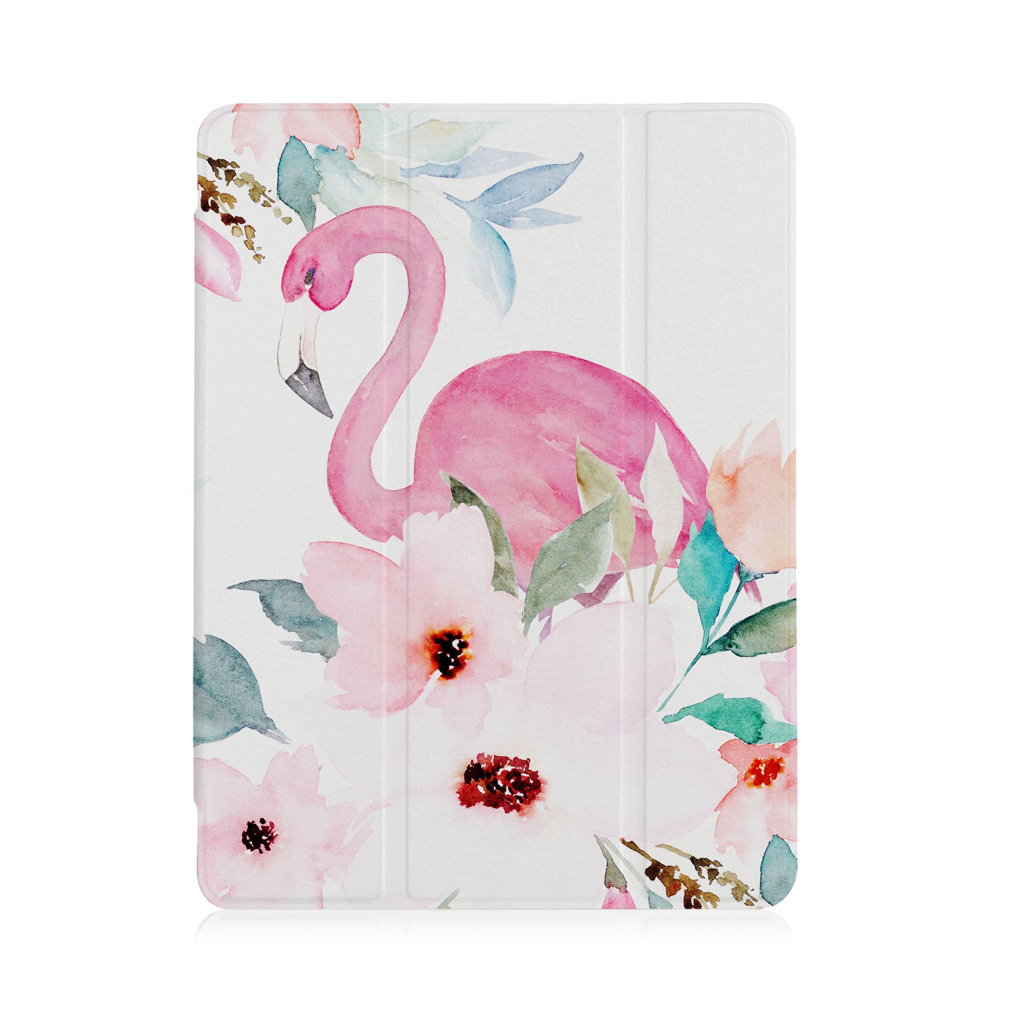 Premium iPad See-Through Case with Flamingo Design - Slim Clear Protective Cover for iPad Air/Pro, Durable Scratch-Resistant TPU Shell - Perfect for Work, School & Travel Accessories