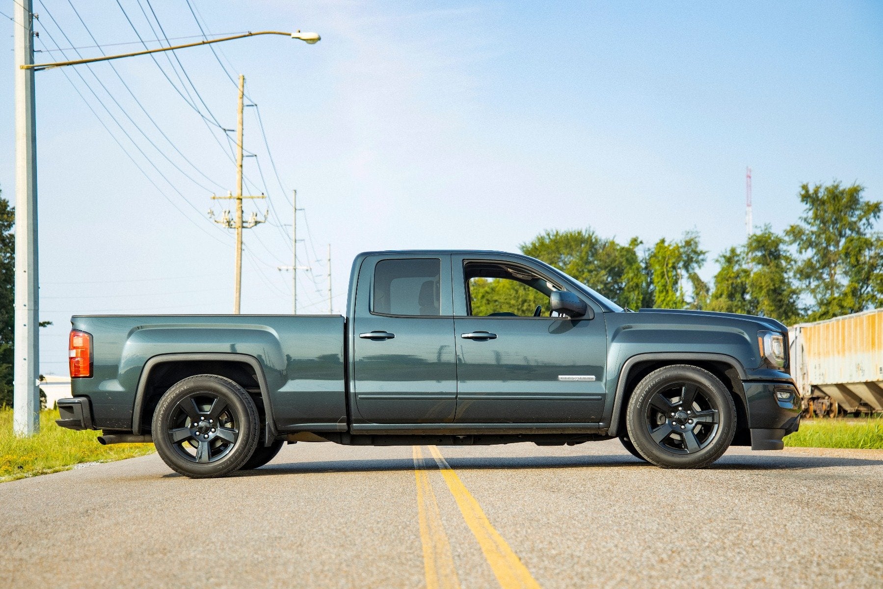 2 Inch Front & 4 Inch Rear Lowering Kit for Chevy/GMC 1500 (2014-2018) | Aluminum/Stamped Knuckle | Truck Suspension Lowering System | Perfect for Street Performance & Custom Truck Builds