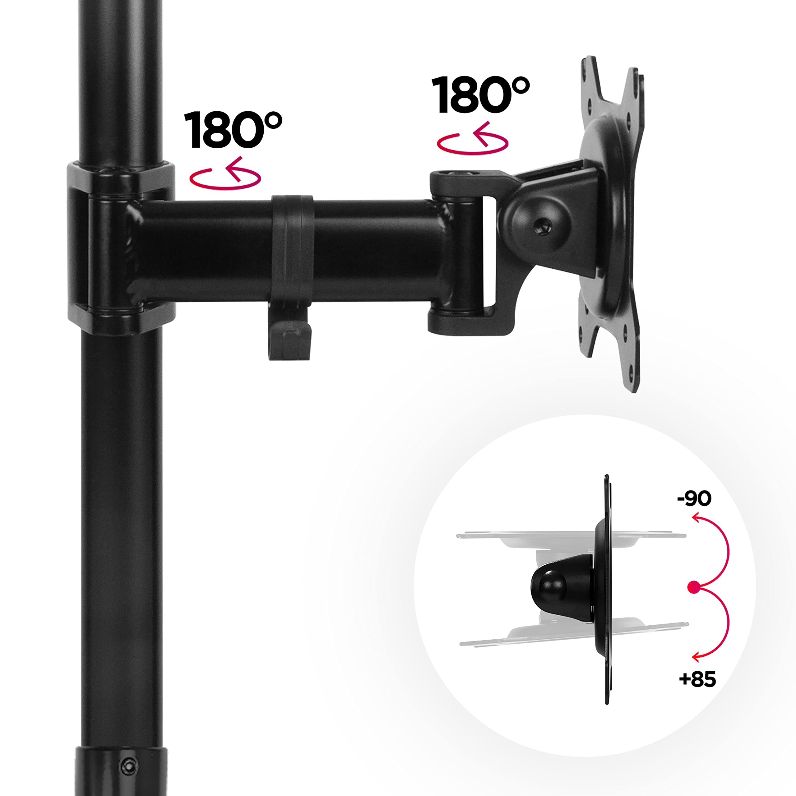 Dual Monitor Stand for 13-27
