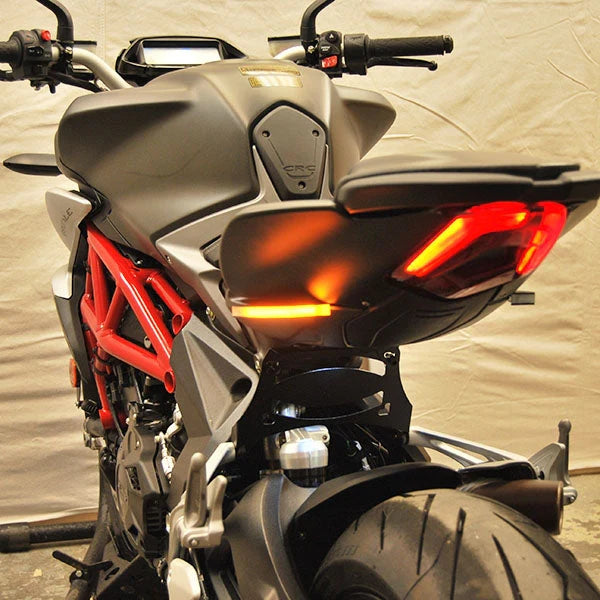 MV Agusta Brutale 800/RR Fender Eliminator Kit (2017-2020) - Lightweight Motorcycle Tail Tidy for Clean Rear End Look - Perfect for Street Riding and Custom Bike Builds