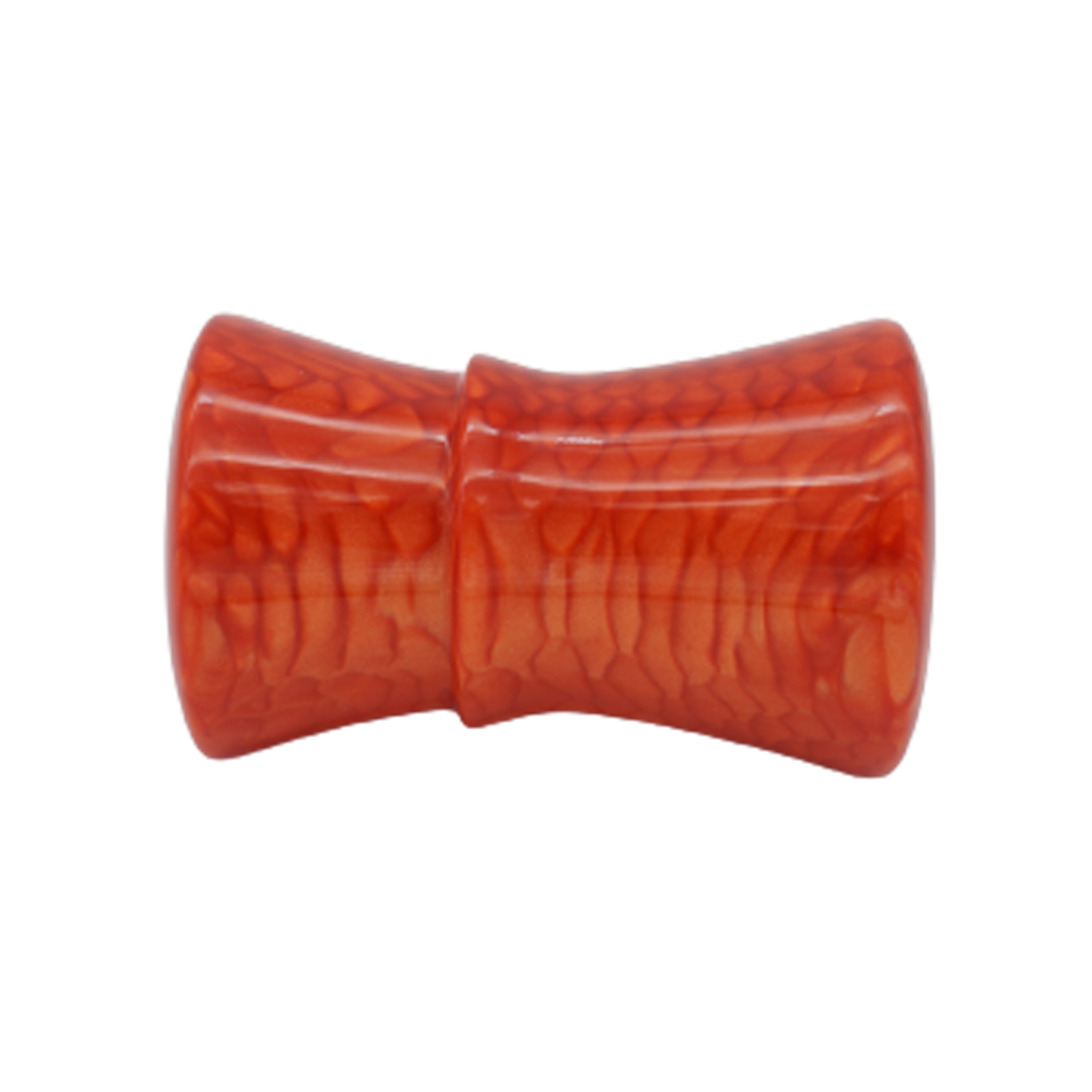 Premium Red Snakeskin Handcrafted Shaving Brush Handle - Fits 24mm & 26mm Knots - Perfect for Wet Shaving & Grooming Gifts for Men