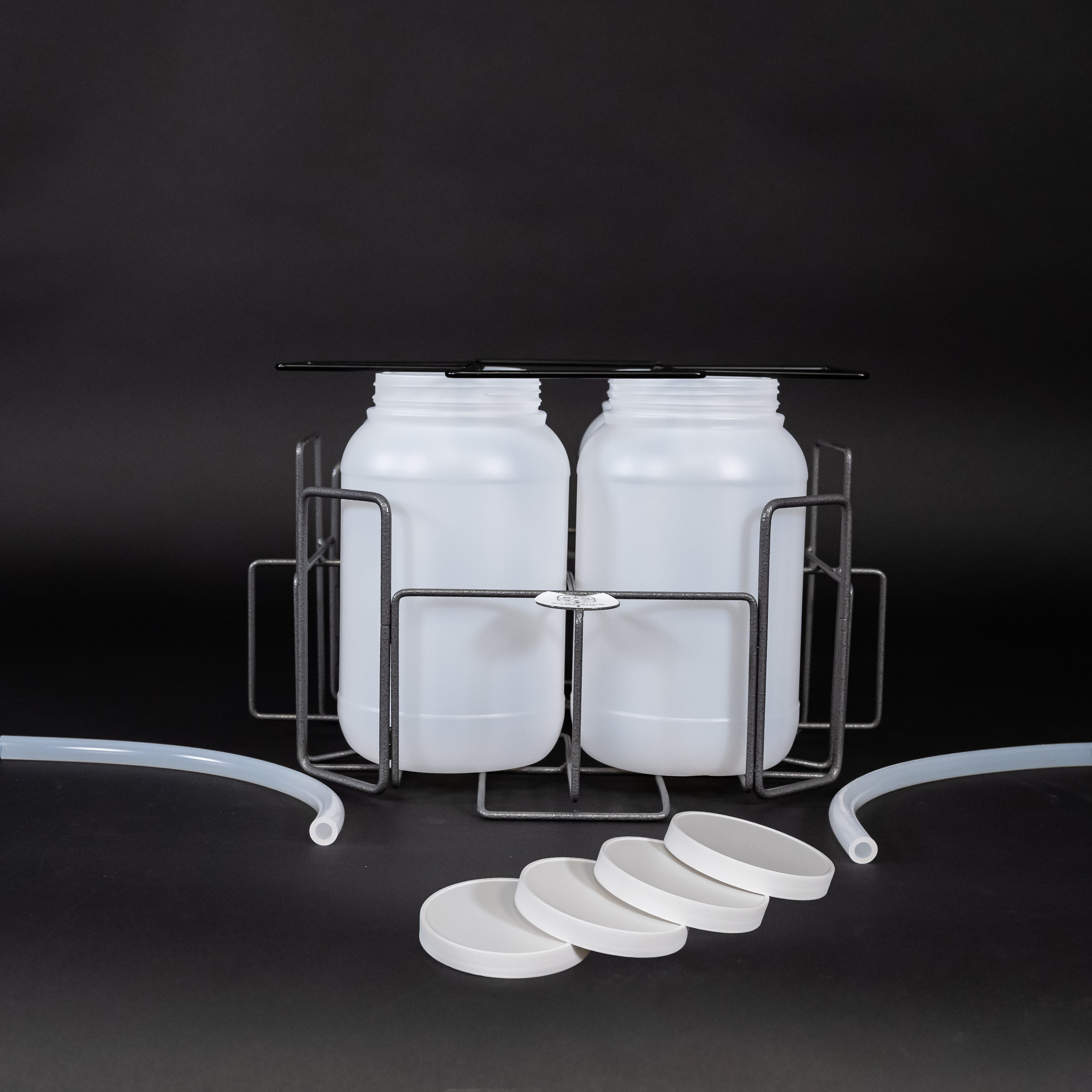 6700 / 6712 Full Size Portable Sampler Bottle Configuration - 4 Polypropylene 1 Gallon Bottles for Water Sampling | Ideal for Environmental Testing, Industrial Monitoring & Laboratory Use