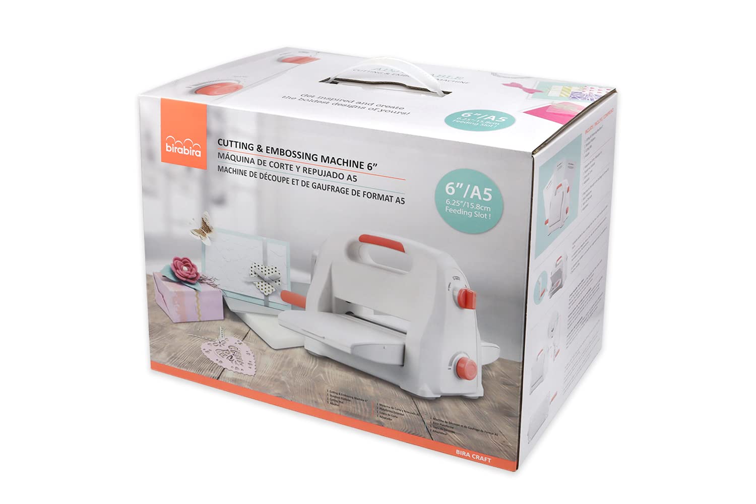 Bira Craft Adjustable Die Cutting & Embossing Machine - 6-1/4