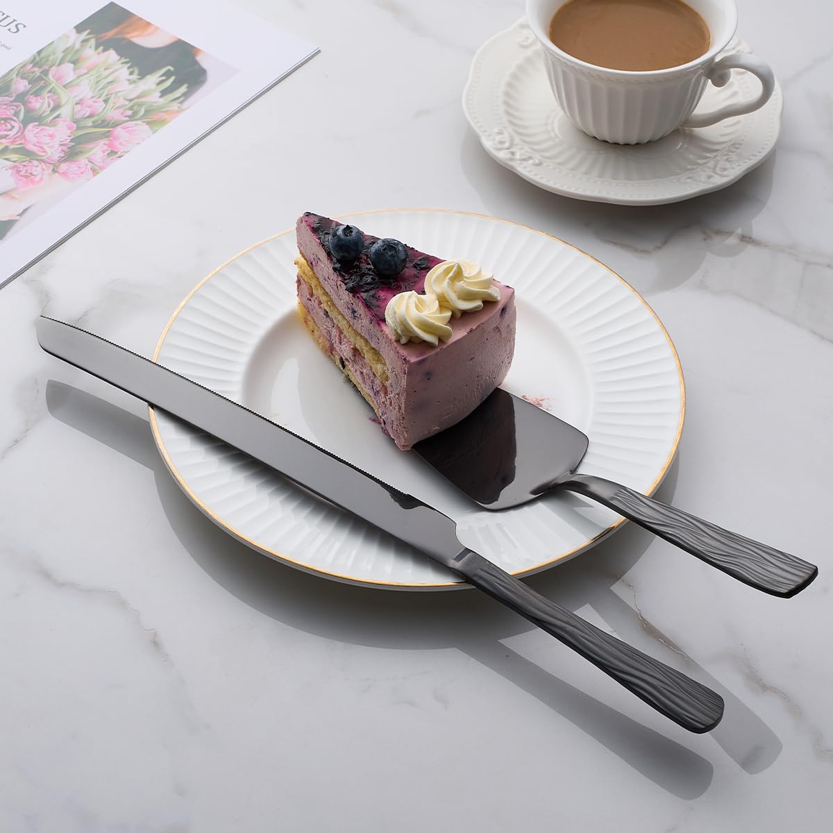 Premium Stainless Steel Cake Cutter Set - 13