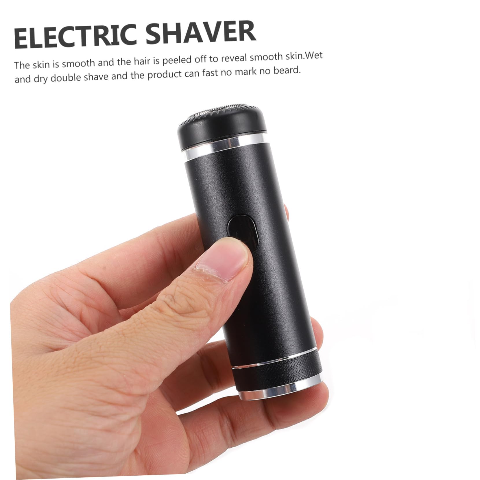 Rechargeable Beard Trimmer for Men & Women - 1pc Electric Shaver with Portable Travel Case, USB Charging, Precision Trimming for Facial Hair, Body Grooming & Personal Care - Perfect for Home, Gym & Travel