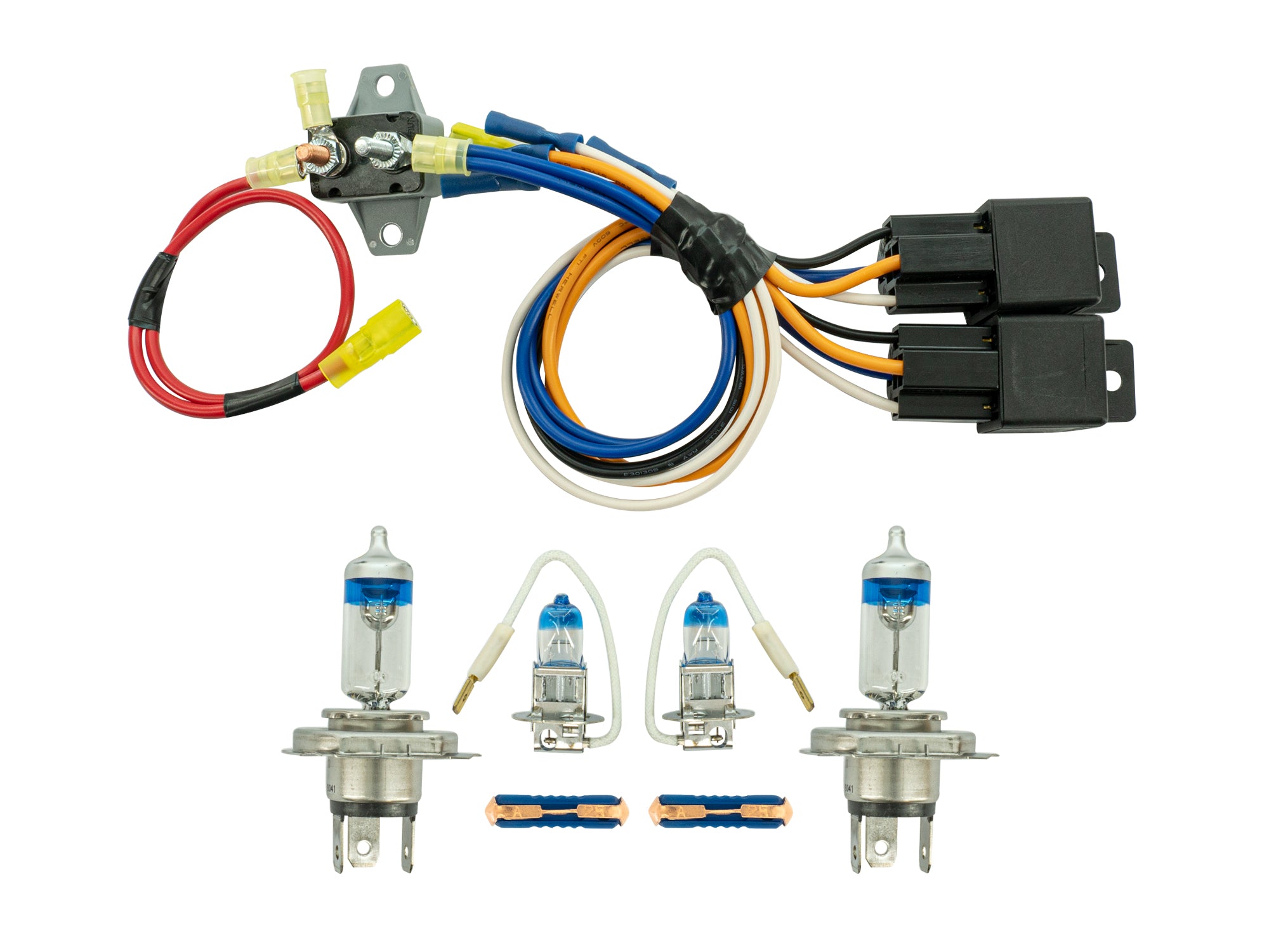 High Output Headlight Kit for Early Vanagon - S.A. Grille or H4 Rectangular Lenses - Bright LED Upgrade for Night Driving & Off-Road Adventures
