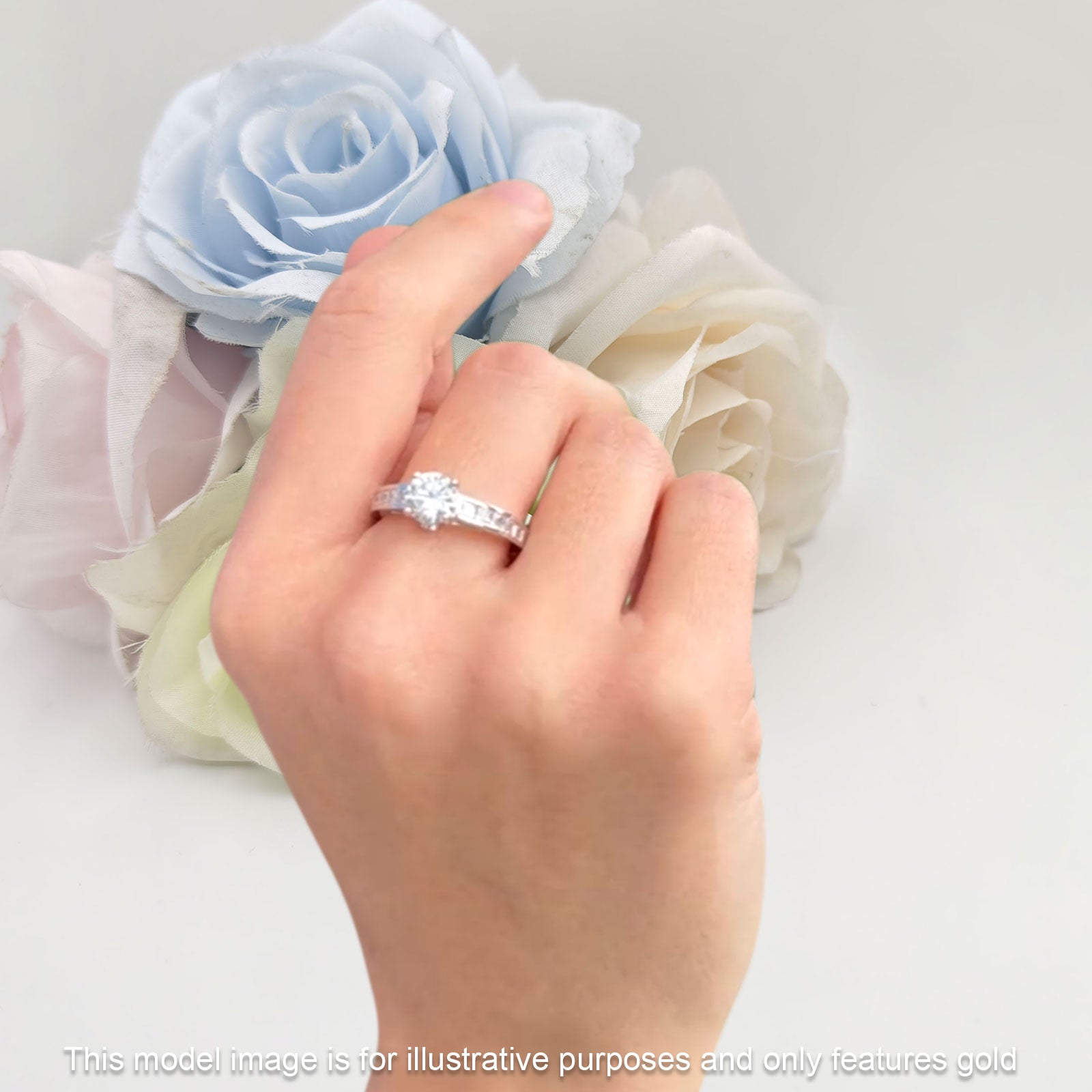 14K Yellow Gold Princess Cut Cubic Zirconia Ring for Women - Elegant Wedding, Engagement & Anniversary Jewelry Gift