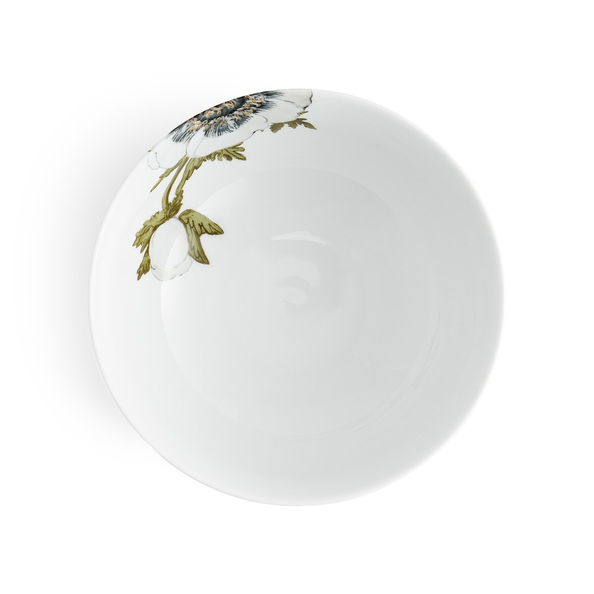 Premium Anemone Dinnerware Set - Elegant Floral Design Porcelain Plates, Bowls & Cups for Fine Dining, Wedding & Special Occasions