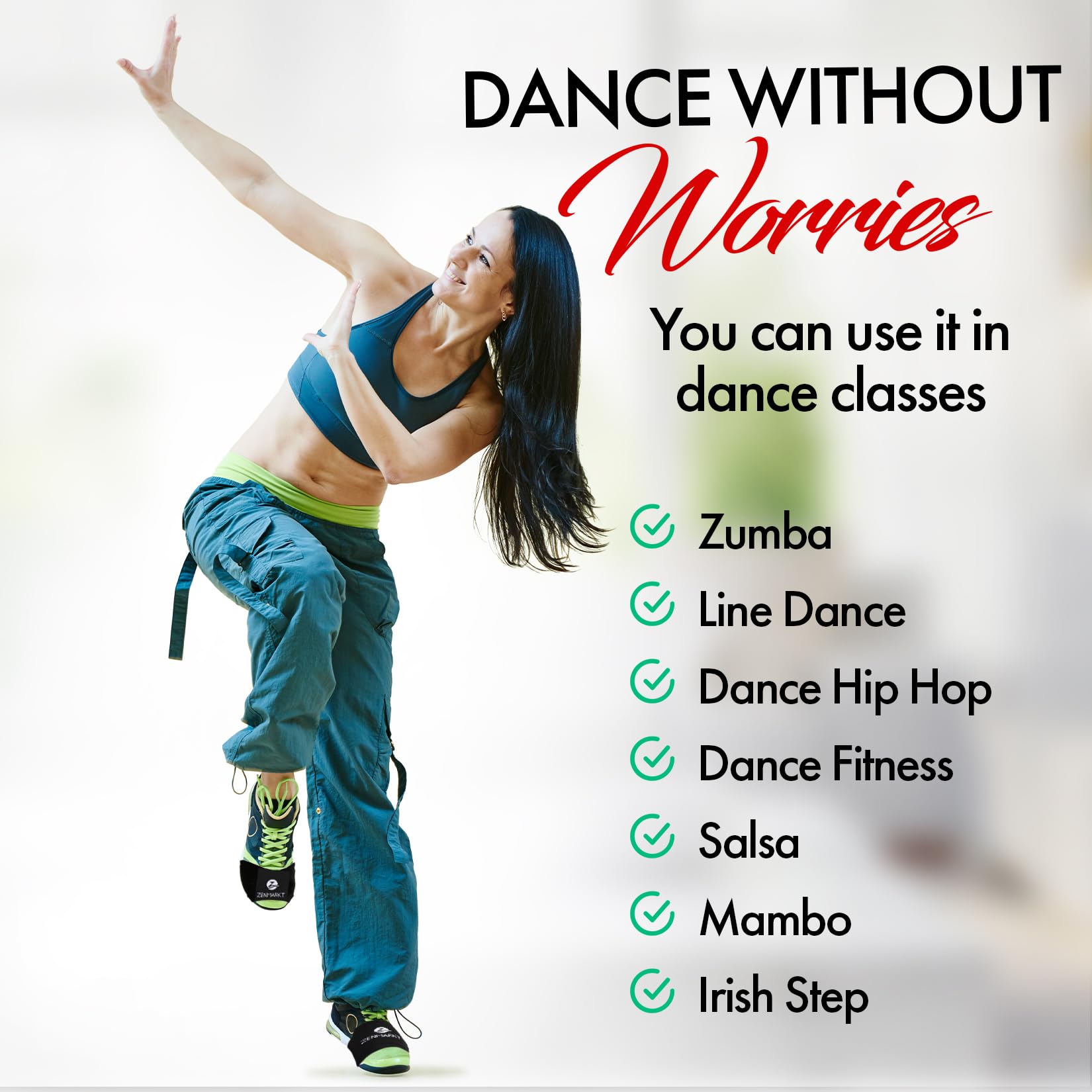 Dance Shoe Socks for Smooth Floors - Pivot & Twist Freely with Enhanced Grip - Ideal Dance Shoe Covers for All Dancers - Perfect for Ballet, Salsa, and Ballroom Performances