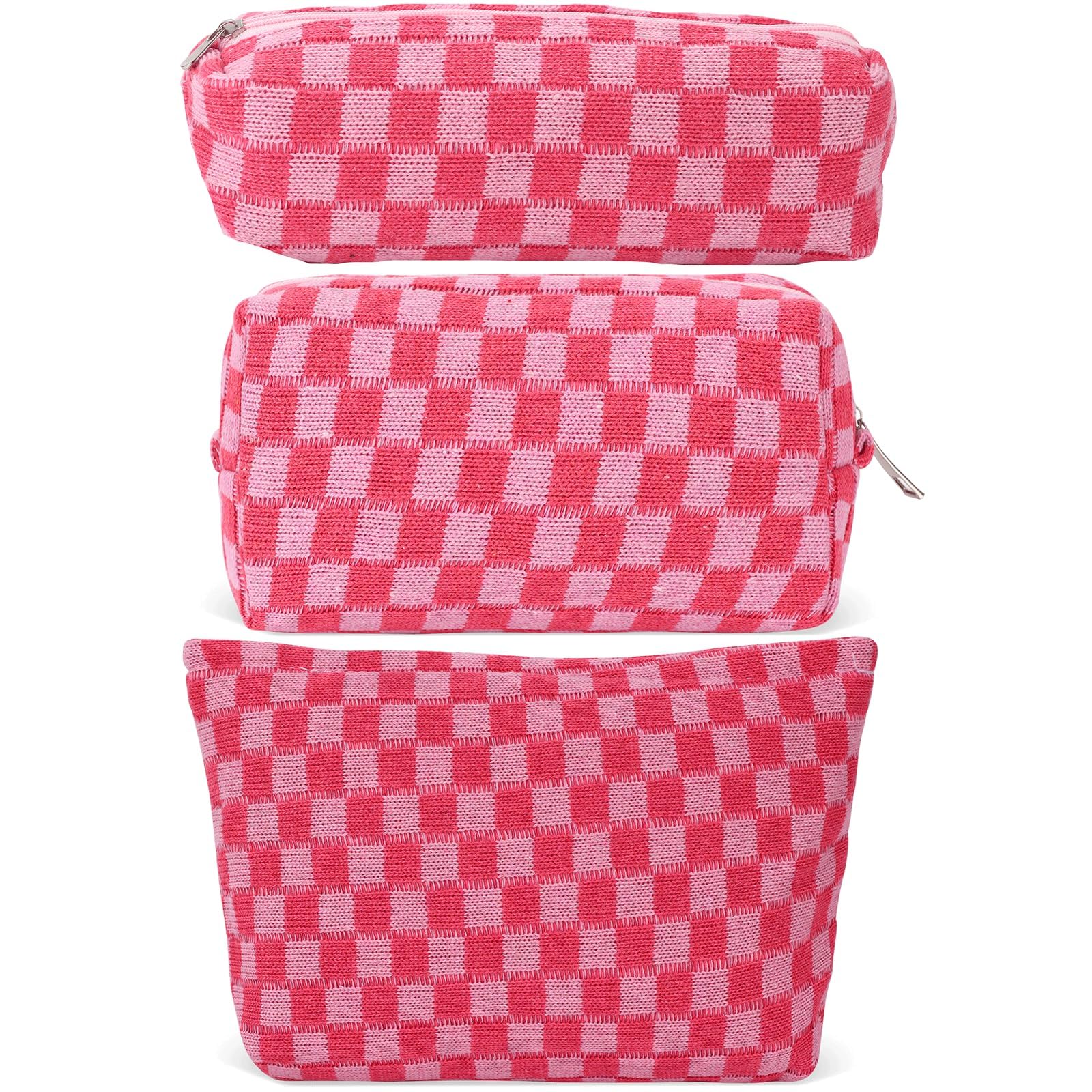 LYDZTION Large Makeup Bag for Women - Waterproof Cosmetic Organizer with Travel Toiletry Bag & Brush Pouch Set (1 Large Bag + 1 Pencil Case) - Perfect for Travel, Gym, and Daily Beauty Storage