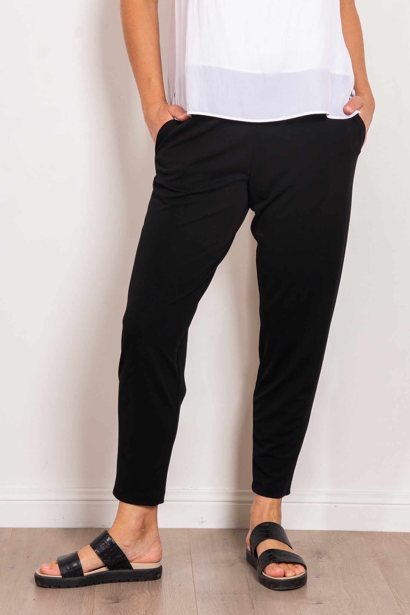 Mela Purdie Base Pant Powder Knit - Women's High-Waisted Stretch Yoga Pants for Workout, Lounge & Everyday Wear